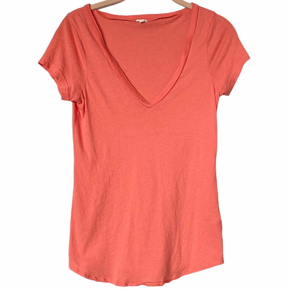 🔵 3 /$15 - J. Crew Short Sleeve Orange Tee Shirt Size Small